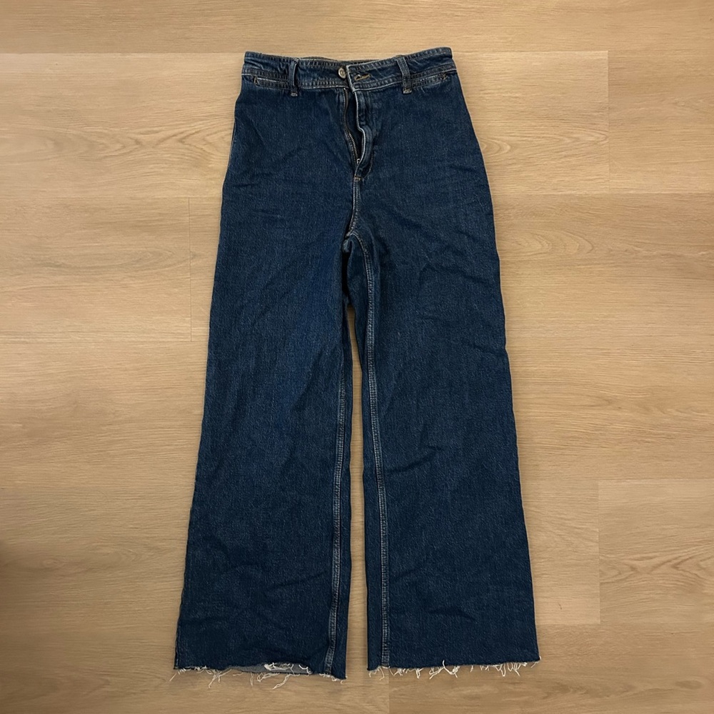MANGO Women's Blue Jeans